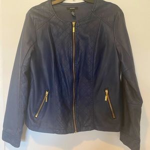 Alfani faux leather jacket